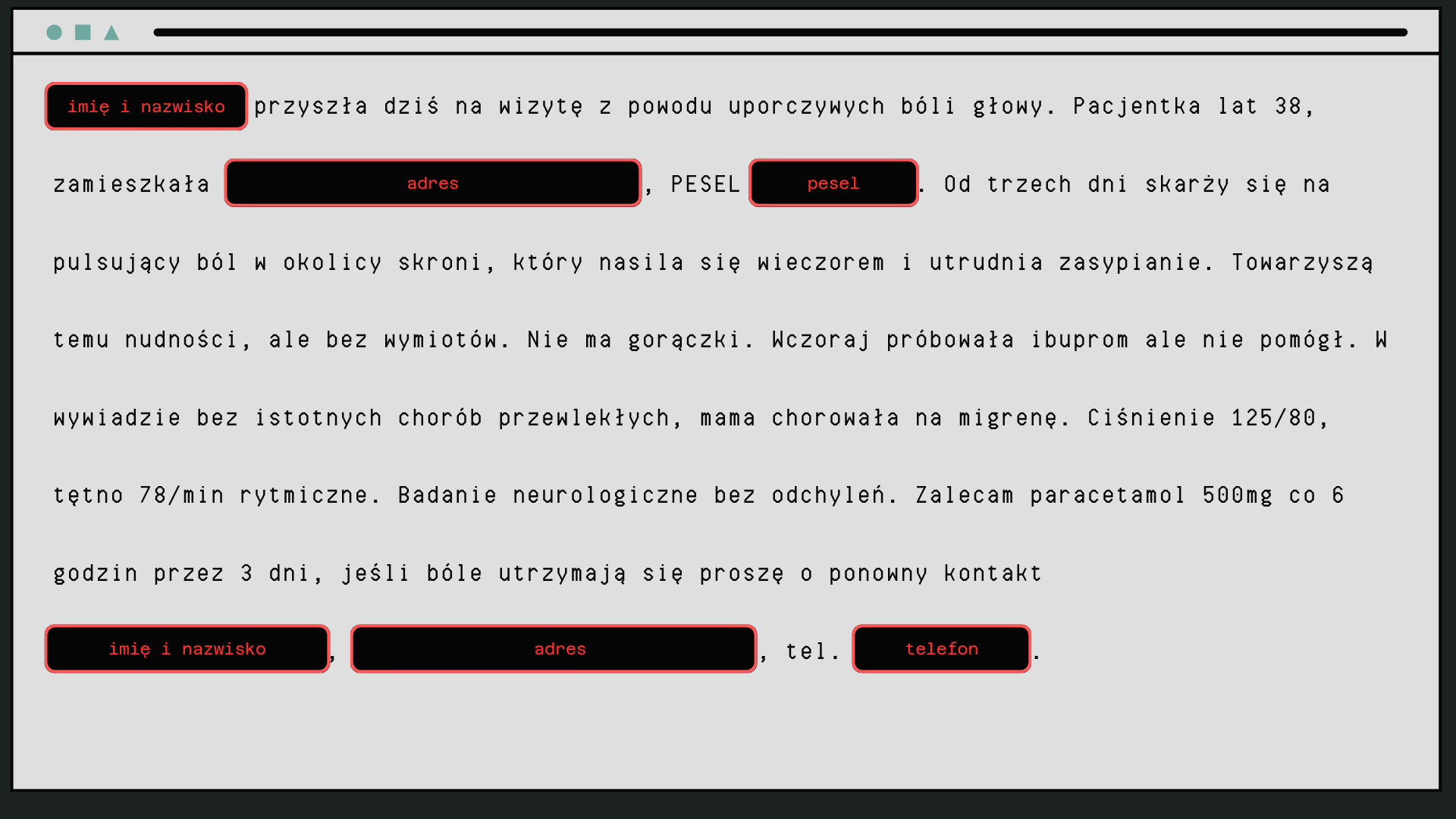AnonimiNER - anonimizacja danych wrażliwych